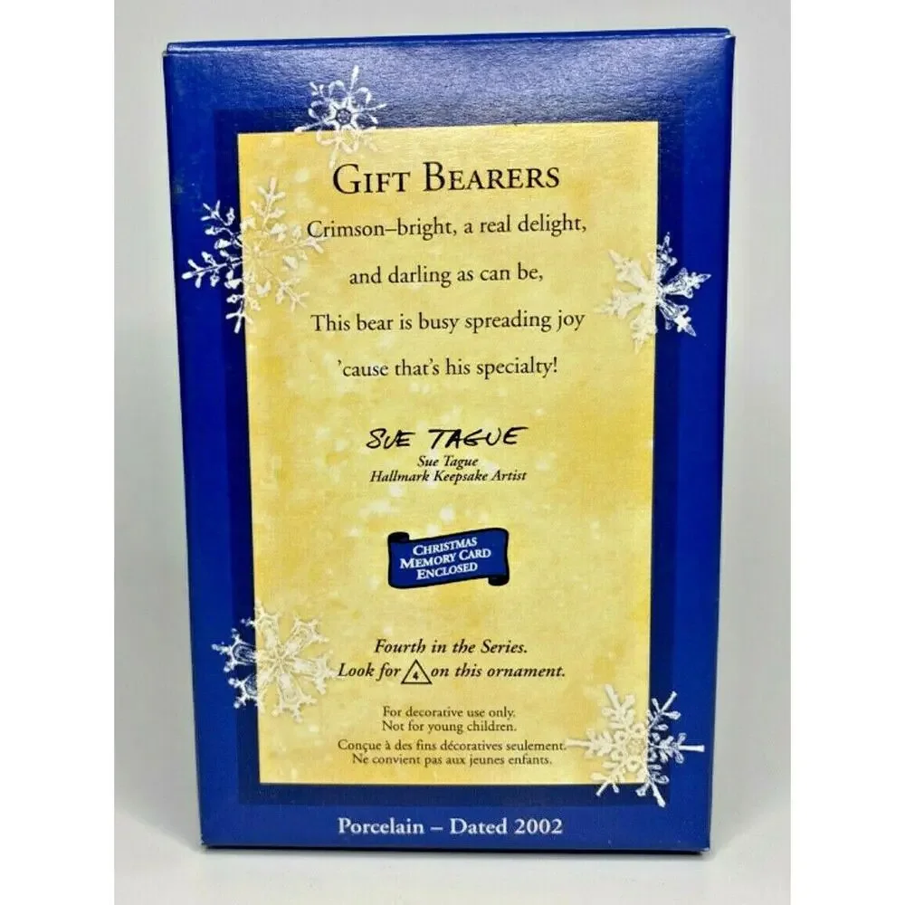 2002 Hallmark Gift Bearers Ornament U65/8883‎
